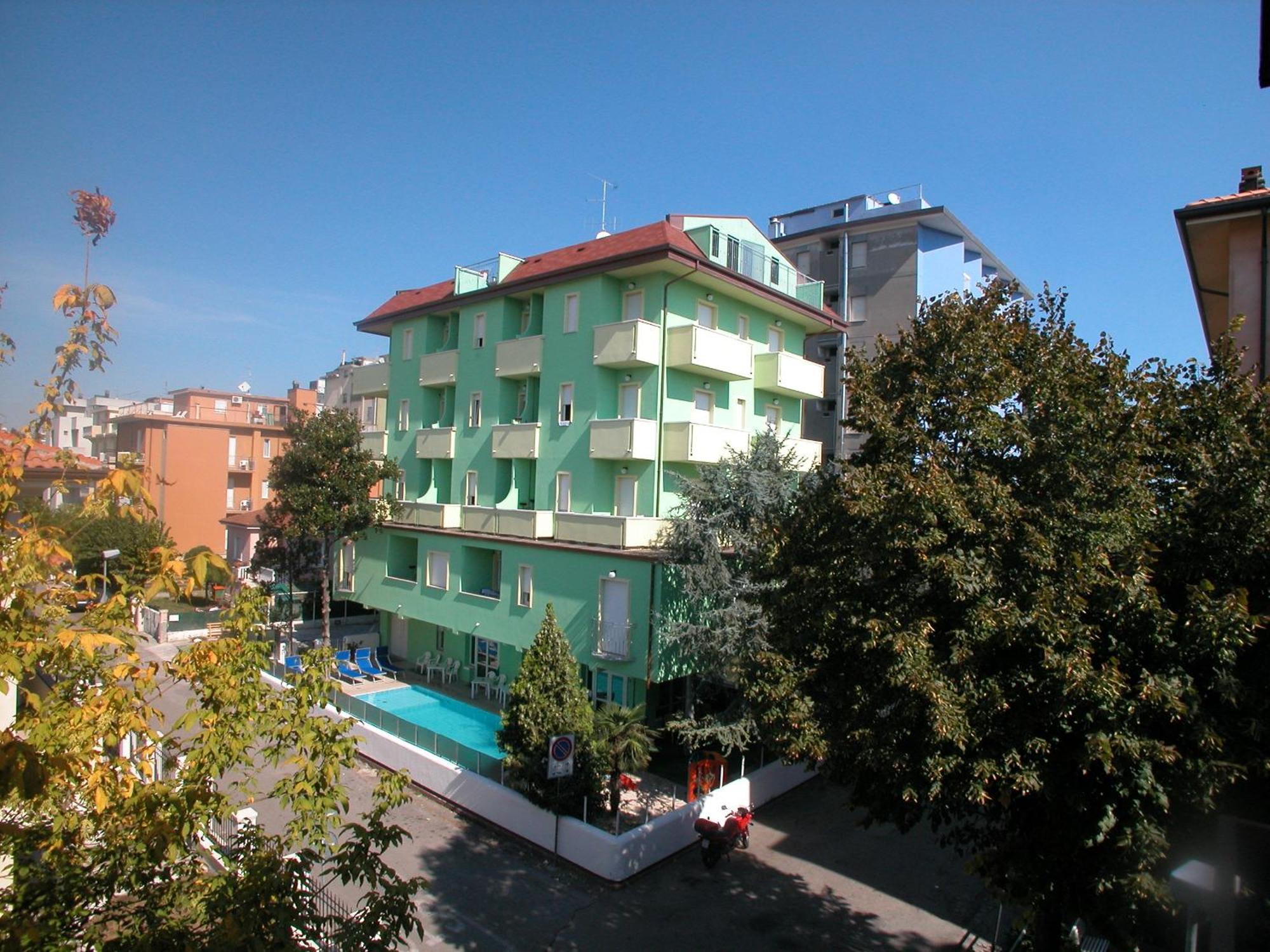 Residence Eurogarden Rimini Exteriör bild